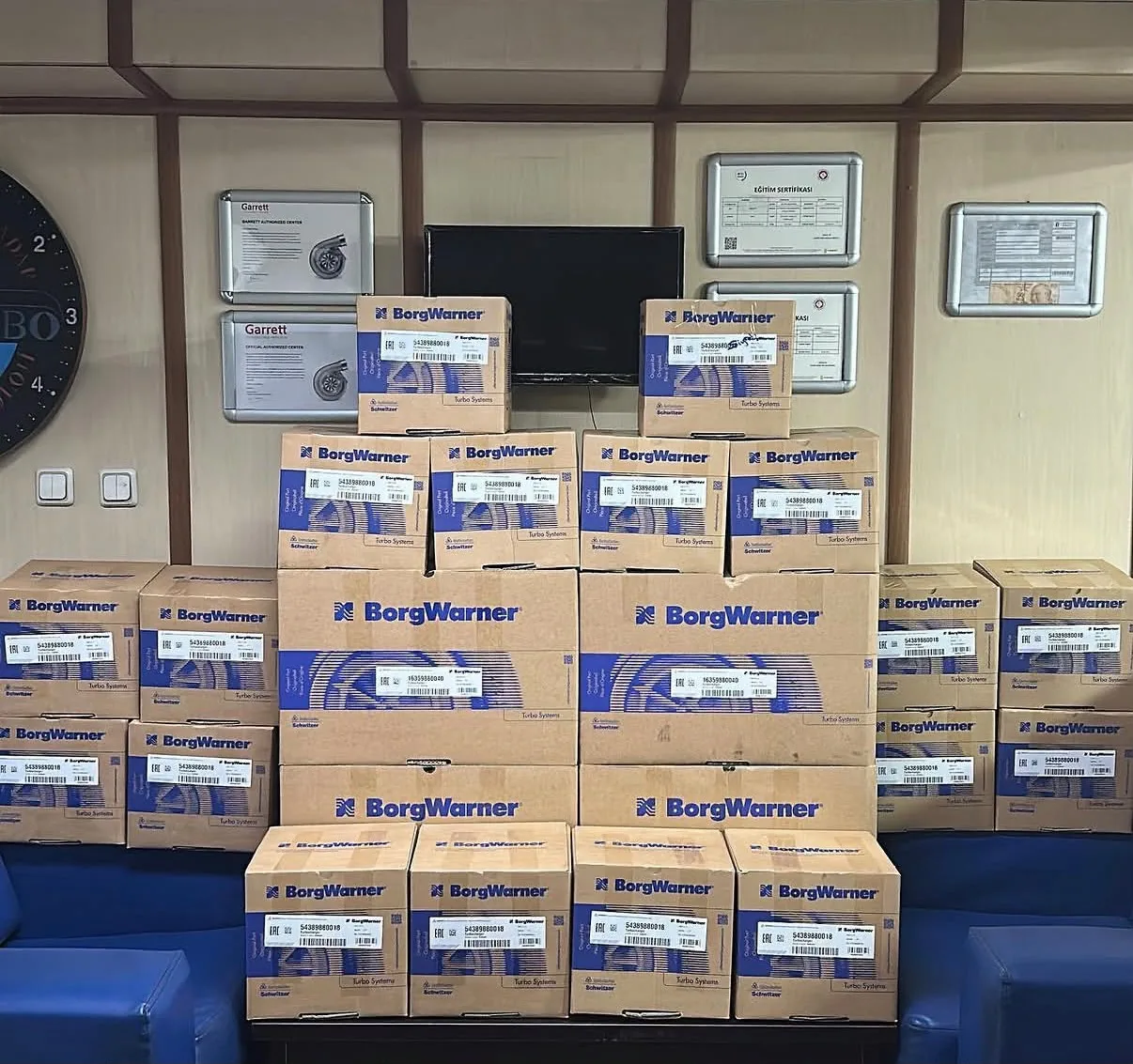 EFG Turbo BorgWarner orijinal turbo stokları